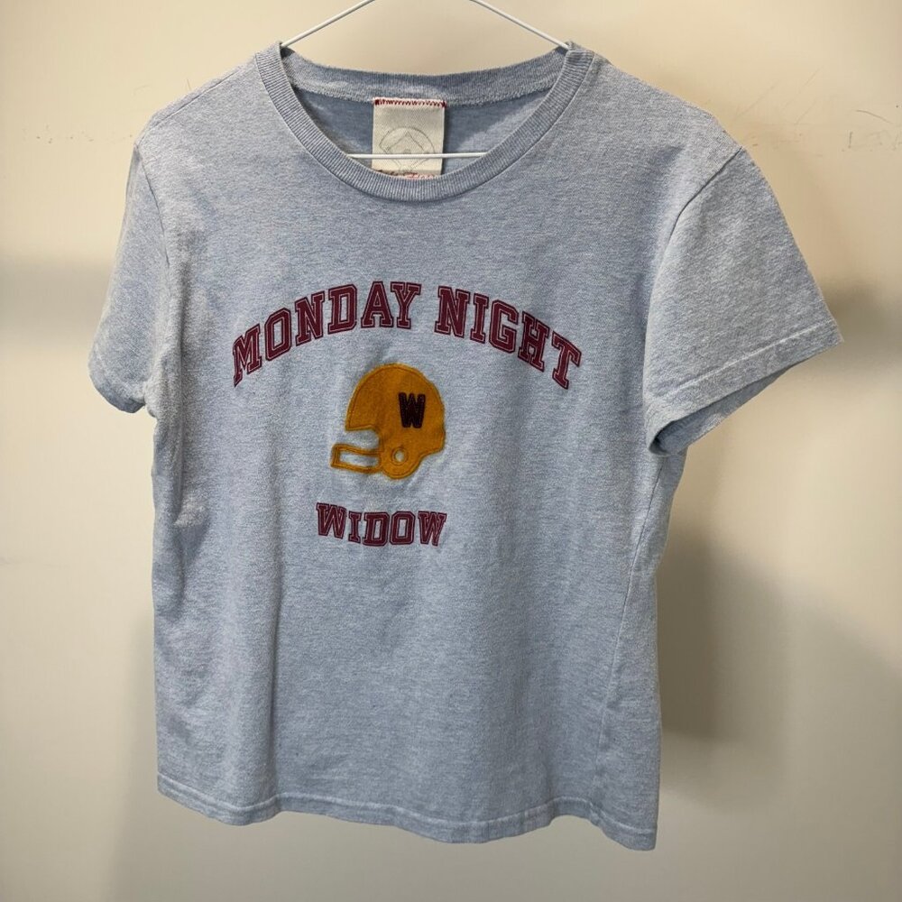 Left Field NYC 'Monday Night Widow' T-shirt Size 2 Blue